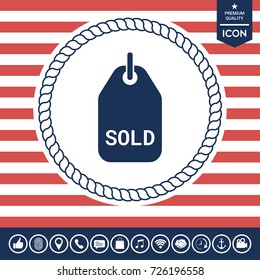 Sold tag