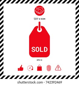 Sold tag
