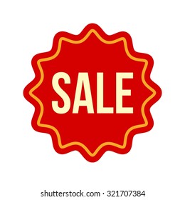 Sold, tag, sale icon vector image. Can also be used for Black Friday. Suitable for use on web apps, mobile apps and print media.