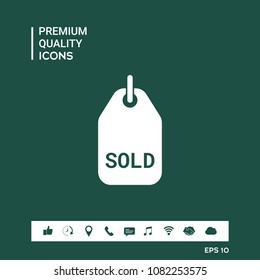 Sold tag symbol