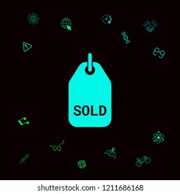 Sold tag symbol