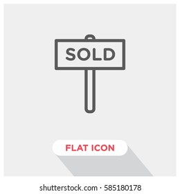 Sold Vector Icon