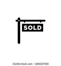 Sold vector icon, sold out symbol. Modern, simple flat vector illustration for web site or mobile app.