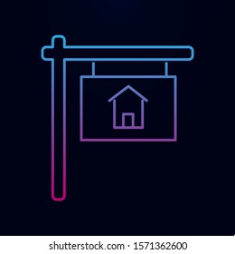 Sold vector nolan icon. Simple thin line, outline vector of real estate icons for ui and ux, website or mobile application