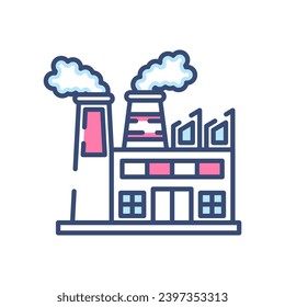 Icono de Almacenamiento de Residuos Vendidos en vector. Ilustración