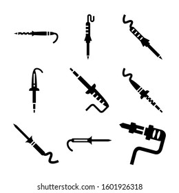 solder icon isolated sign symbol vector illustration - Collection of high quality black style vector icons
