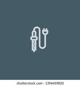 Solder vector icon. Solder concept stroke symbol design. Thin graphic elements vector illustration, outline pattern for your web site design, logo, UI. EPS 10.