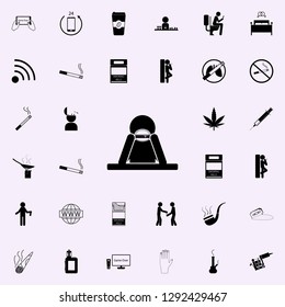 soldered man with a bottle icon. Bad habbits icons universal set for web and mobile