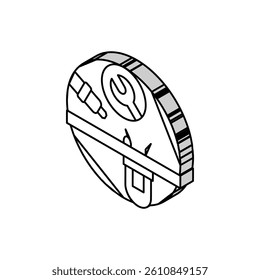soldering components electronics isometric icon vector. soldering components electronics sign. isolated symbol illustration
