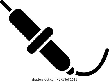 Soldering Glyph Icon Vector Design