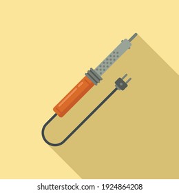 Soldering icon. Flat illustration of soldering vector icon for web design