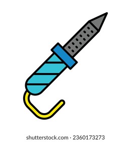 Soldering Iron Icon Design For Personal And Commercial Use