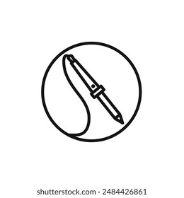 Soldering iron icon vector set collection for web