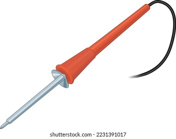 Ilustración de vectores de herramientas de hierro para soldadura