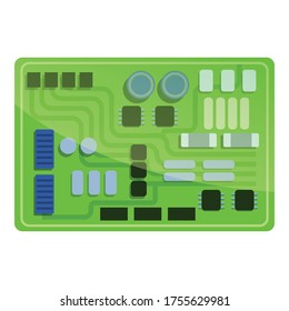 Soldering radio scheme icon. Cartoon of soldering radio scheme vector icon for web design isolated on white background