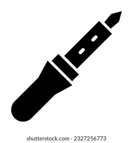 Soldering Vector Glyph Icon For Personal And Commercial Use.
