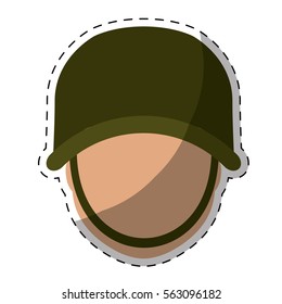 soldier army related  icons image vector illustration design