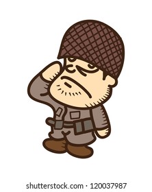 soldier cartoon
