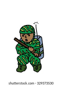Soldier cartoon