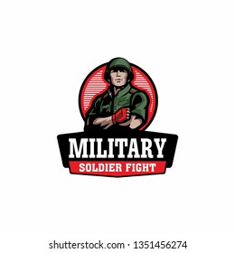 soldier fight white background"