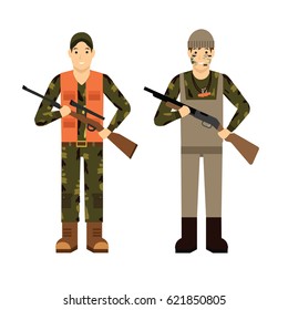 Soldier Flat Illustration Set Stock Vector (Royalty Free) 621850805 ...