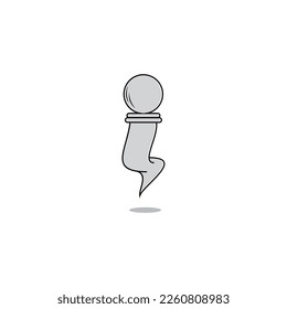 a soldier in a game of chess, suitable for a sports company logo or something and can be a cartoon illustration.