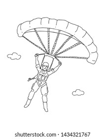 soldier hand drawn white background