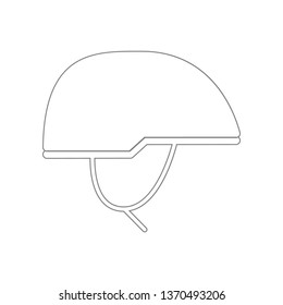 Soldier helmet icon. Element of Army for mobile concept and web apps icon. Outline, thin line icon for website design and development, app development