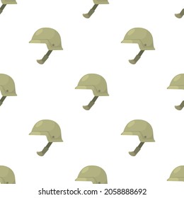 Soldier helmet pattern seamless background texture repeat wallpaper geometric vector