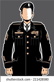 Soldier Hero vector