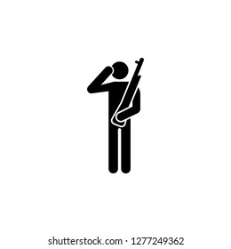 soldier icon. Can be used for web, logo, mobile app, UI, UX