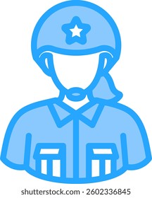 Soldier Icon Element For Design