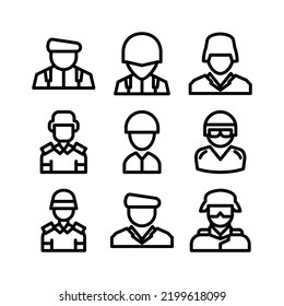 soldier icon or logo isolated sign symbol vector illustration - Collection of high quality black style vector icons
