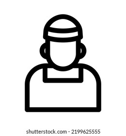 soldier icon or logo isolated sign symbol vector illustration - high quality black style vector icons
