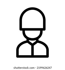 soldier icon or logo isolated sign symbol vector illustration - high quality black style vector icons
