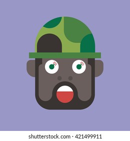 Soldier Icon Vector