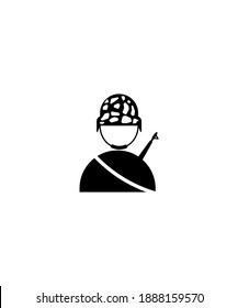soldier icon,vector best flat icon.
