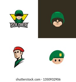 Soldier Logo Template Icon Design