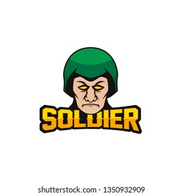 Soldier Logo Template Icon Design