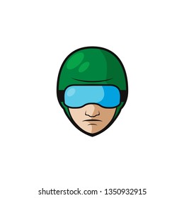 Soldier Logo Template Icon Design
