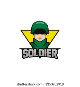 Soldier Logo Template Icon Design