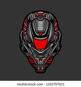 Soldier Mask Vector Illustration