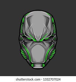 Soldier Mask Vector Illustration
