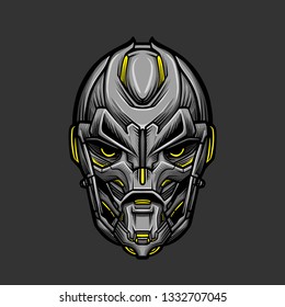 Soldier Mask Vector Illustration