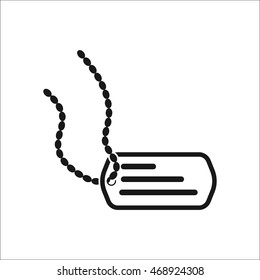 Soldier military badge symbol sign simple icon on background