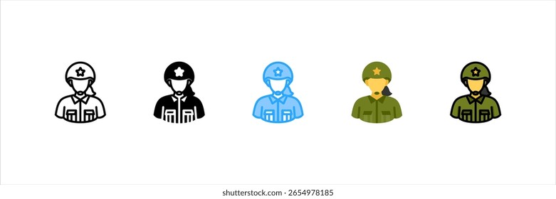 Soldier Multi-Style-Symbolsatz