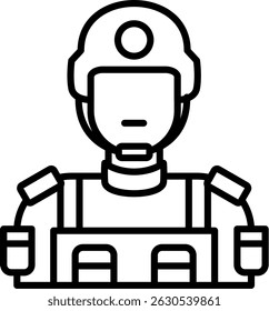 Soldier New Creative Icon Design Vector