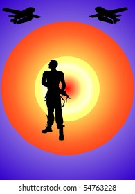 soldier silhouette