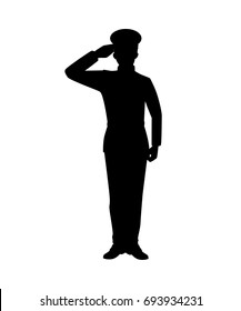 Soldier Silhouette Vector