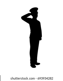 Soldier Silhouette Vector